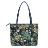 Signare USA William Morris Tree of Life Blue Shoulder Tote Bag - 4 of 4