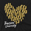 Towson University Heart Tu Adult T-Shirt Black - 2 of 4