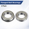 Unique Bargains Chrome Steel Durable Multipurpose Use Flanged Ball Bearing - 4 of 4