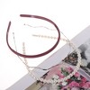 Unique Bargains Women's Solid Color Hairband 1 Set - 3 of 4