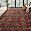Rugs for Living Room Washable, Soft Vintage Large Bedroom Rug Boho Low Pile Non-Slip Area Rugs Farmhouse Indoor Floor Carpet for Bedroom - 2 of 4