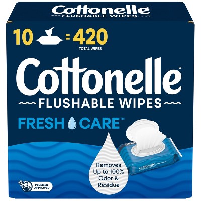 Cottonelle Flushable Wet Wipes