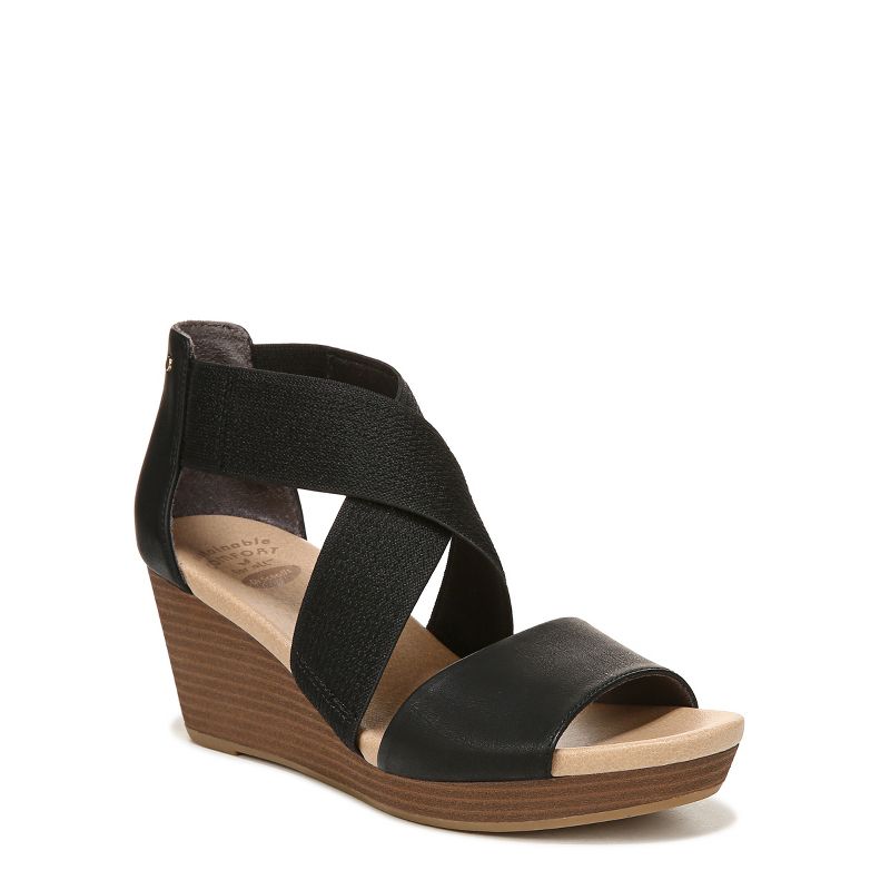 Dr. Scholl's Womens Barton Band Ankle Strap Wedge Sandal, 1 of 10