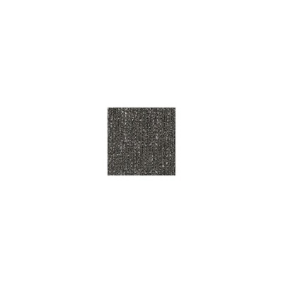Gray Polyester Upholstered Ottoman with Faux Wood Feet