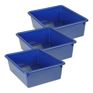 Romanoff Double Stowaway® Tray Only, Blue, Pack of 3 - 1 of 3