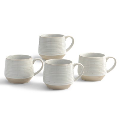 Siterra 16-Piece White Ceramic Dinnerware Set
