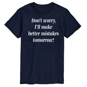 Men's - Instant Message - Better Mistakes Tomorrow Short Sleeve Graphic T-Shirt - 1 of 4