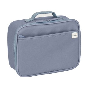 3 Sprouts Kids Recycled Fabric Lunch Bag - Blue - 1 of 4