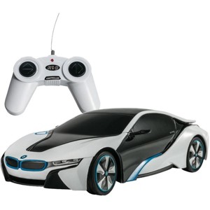 JuzToys Remote Control Car, 1:24 RC Car BMW i8 Concept RC Car Sports Car (White) - 1 of 4