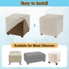 Unique Bargains Polyester Rectangular Stretchy Elastic Stool Cover - 4 of 4