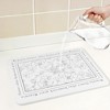 REGALWOVEN Regalwoven Diatomaceous Stone Dish Drying Mat, Floral Quick Dry Dish Mat Drying Kitchen Mat - 3 of 4