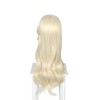 Unique Bargains Women's Curly Wigs 31" Beige with Wig Cap - 4 of 4