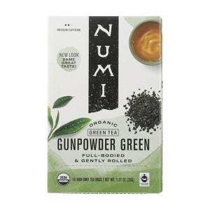 Numi Gunpowder Green Tea - Case of 6/18 Bags - 1 of 2
