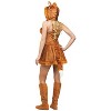 Halloween Express Women's Fox  Costume - Size Small - Red - 3 of 4
