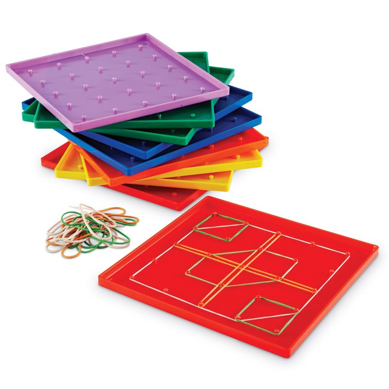 Learning Resources Class Pack Geoboards, 7", Set of 10, 2 of 6
