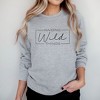 Simply Sage Market Women's Graphic Sweatshirt Raising Wild Things - 2 of 2