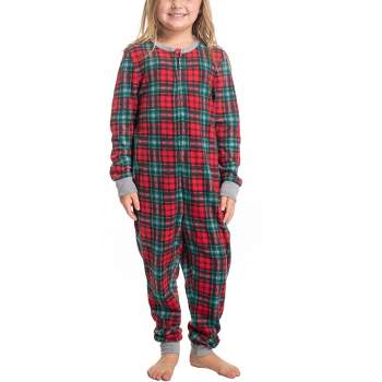 Leveret Kids Two Piece Flannel Feel Christmas Pajamas Plaid Black And Green  6 Year : Target