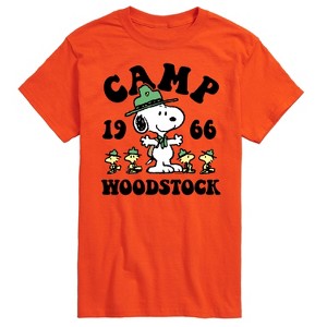 Men's - Peanuts - Camp Woodstock Short Sleeve Graphic T-Shirt - 1 of 4