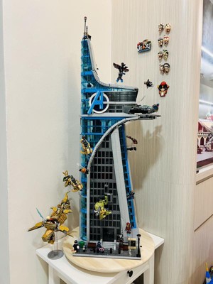 Lego avengers tower target sale