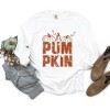 Simply Sage Market Women's Pumpkin Distressed Long Sleeve Garment Dyed Tee - 3 of 4