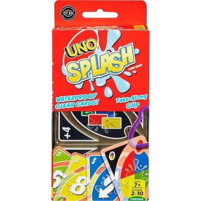 MATTEL UNO Card Game - Splash (waterproof)