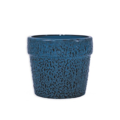 SpassWay 15" Dia Outdoor Indoor Ceramic Planter Pot Decorative Planter with Drainage Hole Patio Flower Pot