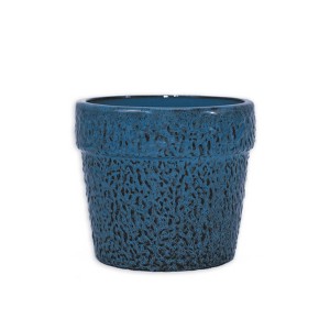 SpassWay 15" Dia Outdoor Indoor Ceramic Planter Pot Decorative Planter with Drainage Hole Patio Flower Pot - 1 of 4