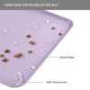 Kumasinova 22" x 14" Waterproof Pet Feeding Mat for Cat Dog Water Bowl with BPA Free Dogs Cats Food Mats Prevent Spill - 4 of 4