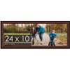 PosterPalooza | Panoramic Decor Brown Picture Frame - UV Acrylic, Foam Board Backing, Hanging Hardware - 2 of 4