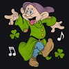 Junior's Disney St. Patrick's Day Dopey Lucky Dance Crop T-Shirt - 2 of 4