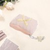 Unique Bargains Butterfly Pendant Lace Bow Makeup Bag 1 Pc - 3 of 4