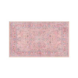 Ruggable Washable Bridgerton Debutante's Dream Rug Rose - 1 of 2