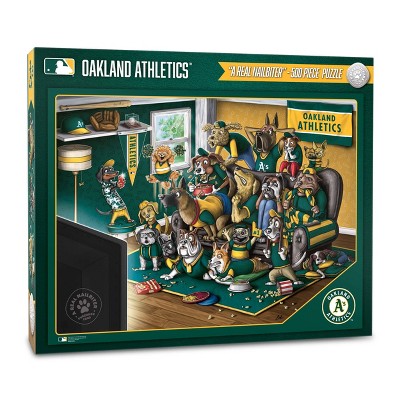 MLB Oakland Athletics Purebred Fans 'A Real Nailbiter' Puzzle - 500pc