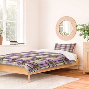 Deny Designs Marta Barragan Camarasa Colorful Stripes Fusion Twin/Twin XL Duvet and Sham Set (2-3pc Set) - 1 of 4