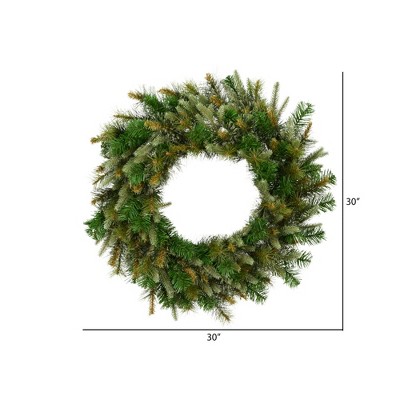 30" Unlit Cashmere Pine Artificial Christmas Wreath