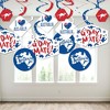 Big Dot of Happiness Australia Day - G'Day Mate Aussie Party Hanging Decor - Party Decoration Swirls - Set of 40 - 3 of 4
