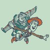 Girl's Toy Story Woody and Buzz Fly With Me T-Shirt - 2 of 4