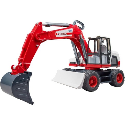 Excavator toy target clearance
