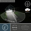VAXCEL Milton Matte Black Motion Sensor Dusk to Dawn Outdoor Wall Light Transitional Clear Glass - 3 of 4