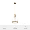 Hunter Fans 13" Van Nuys Pendant Light Alturas Gold Finish - Industrial Luxe Design for Modern Spaces - 2 of 4
