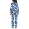 Lands' End Women's Flannel 2 Piece Pajama Set - Long Sleeve Shirt and Pants - 2 of 3