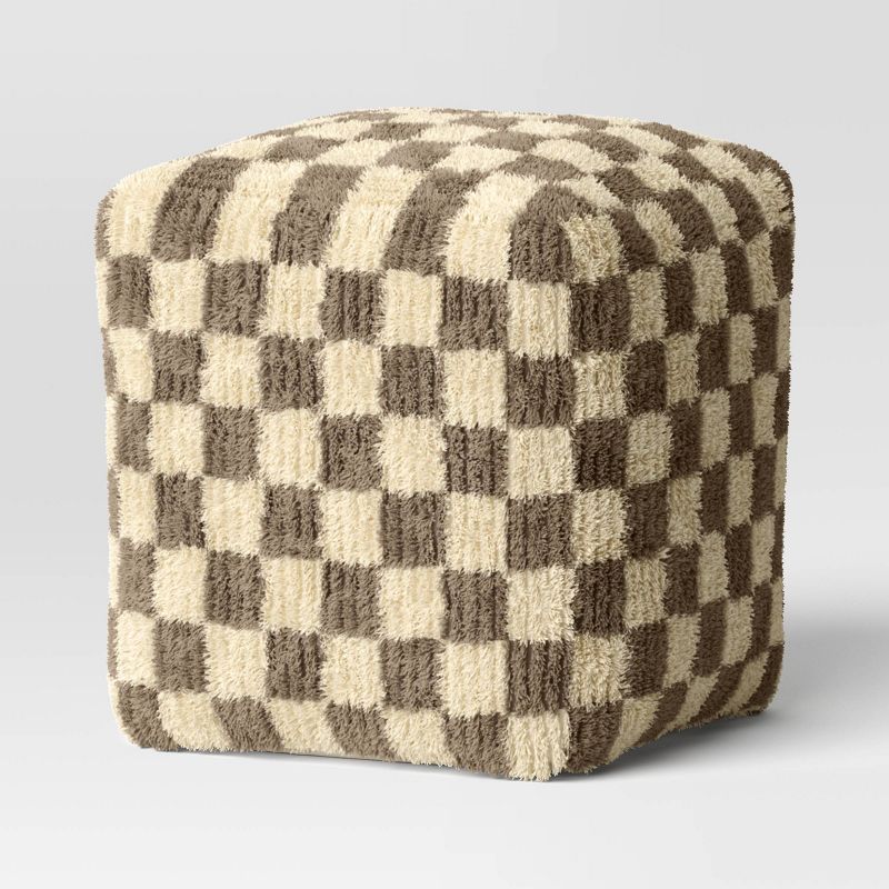Checkerboard Pouf - Threshold™, 1 of 9