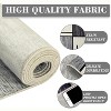 Modern Washable Rug - Non-Slip Geometric Pattern, Stain Resistant for Living Room, Bedroom, Office - 3 of 4