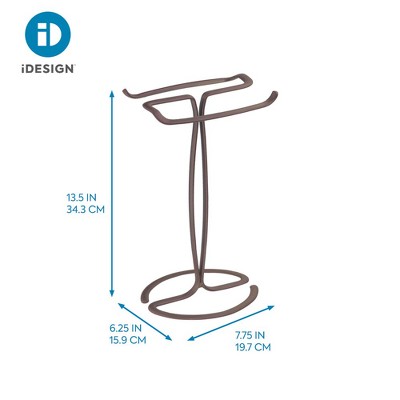 Bronze Freestanding U-Shape Steel Towel Holder