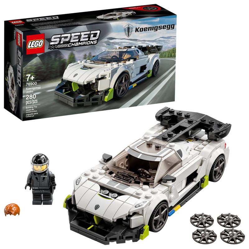 LEGO Speed Champions Koenigsegg Jesko Racing Car Toy 76900, 1 of 10