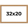 PosterPalooza | 32x20 Modern Bamboo Picture Frame, UV Acrylic, 5 Finishes - 2 of 4