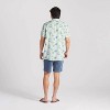 Men's Men Vintage Hawaiian Batik Print Shirt - Grayers - 3 of 4