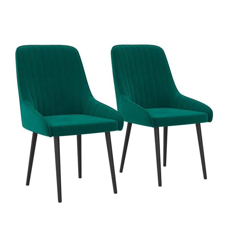Set of 2 Cressida Upholstered Dining Chairs - Room & Joy, 1 of 13