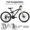 BestParts 27.5 Inch Full Suspension Mountain Bike for Adults, 21-Speed MTB Bicycle with Disc Brakes, Ideal for Fitness, Travel & Trail Riding, Black - 2 of 4