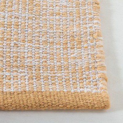 Montauk Gold 8' x 10' Handmade Cotton Flat Woven Rug